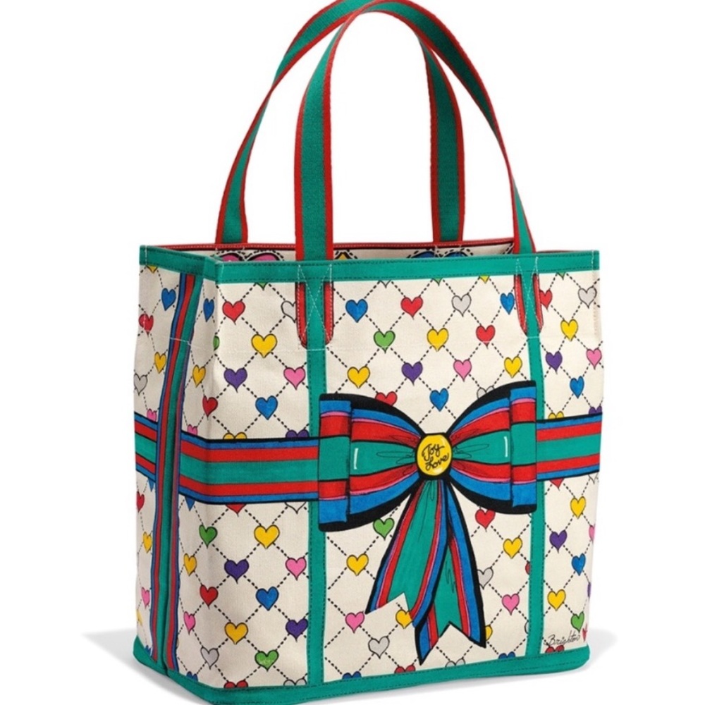 Brighton Retired Holiday Love & Joy Tote (Tom Clancy) NWT